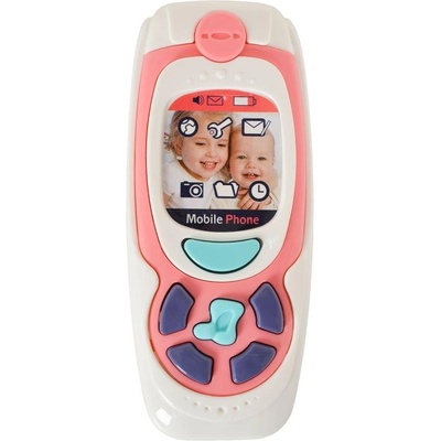 Moni Бебешки Телефон с бутони k999-72g розов (3800146220631)