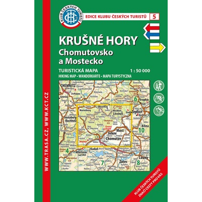 KČT 5 Krušné Hory Chomutovsko a Mostecko 1:50 000