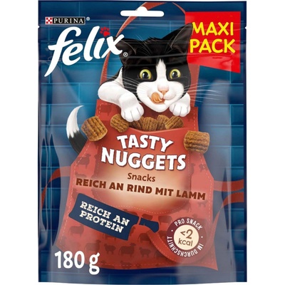 Felix Tasty Nuggets hovězí a jehněčí 6 x 180 g