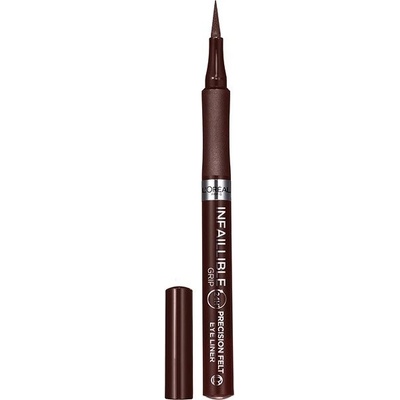 L'Oréal Paris Infaillible Grip 27H Precision Felt Brown 1 g – Zboží Dáma