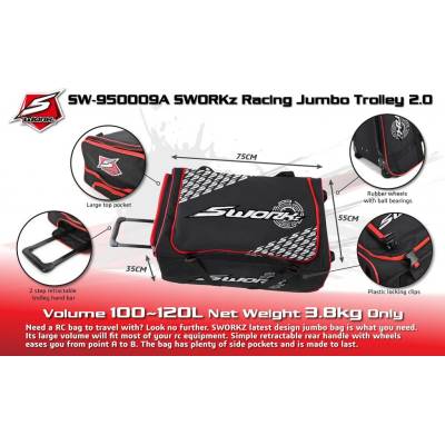 SWORKz Racing Jumbo Trolley II 1 ks