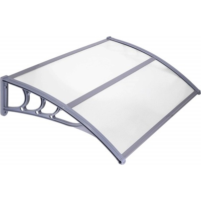 Springos Polyroof 150x75 cm šedá/transparentní – Zboží Mobilmania
