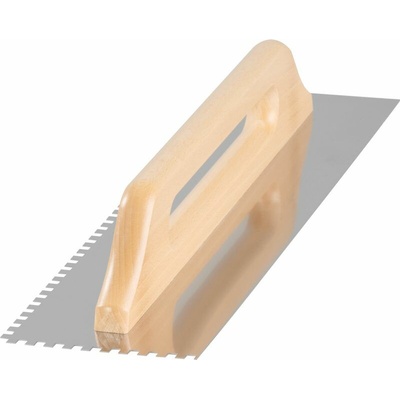 Hladítko Strend Pro Premium, HardWood, drevená rúčka, 480x130 mm, e6 mm, 0,7 mm, rovné, nerez