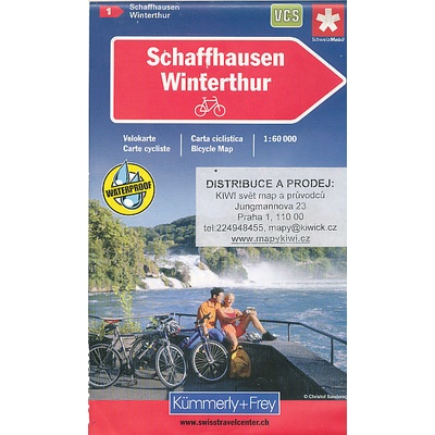 cyklomapa Schaffhausen Winterthur 1:60 t. č.1
