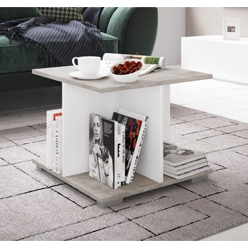 Холна маса Elana 1 бял и бетон