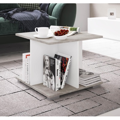 Холна маса Elana 1 бял и бетон