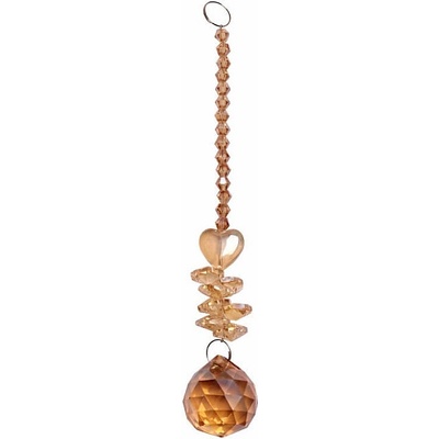 Nefertitis Bohatství a prosperita Feng Shui závěs do okna z broušených křišťálů NF42256 - cca 18 cm