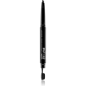 Image 1 of NYX Professional Makeup Fill & Fluff помада за вежди с молив цвят 08 - Black 0, 2 гр