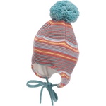 Sterntaler Плетена бебешка шапка Sterntaler - На райе, 49 cm, 12-18 месеца, пастел (4702254-475) - ozone