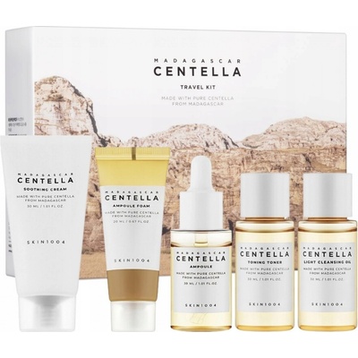 Skin1004 Sada na starostlivosť o tvár Madagascar Centella Travel Kit - 20 ml, 30 ml, 30 ml, 30 ml, 30 ml