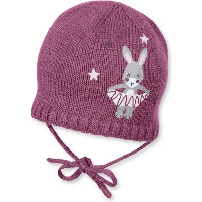 Sterntaler Плетена бебешка шапка със зайче, Sterntaler