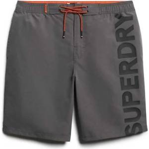 Superdry Бански гащета Superdry Classic 19´´ Logo swimming shorts - Grey (Charcoal)