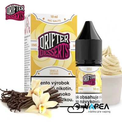 Juice Sauz Drifter Desserts Salts Vanilla Custard 10 ml 10mg