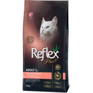 Lider Pet Food Hairball & Indoor Adult Cat Food Salmon - Пълноценна храна за израснали дългокосмести котки със сьомга 15 кг - petfood