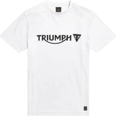 Triumph tričko Cartmel white black