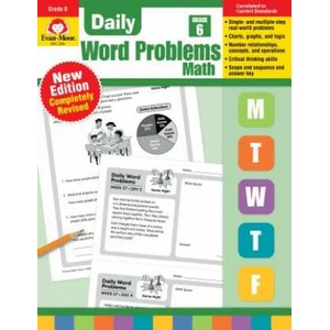 Daily Word Problems Math, Grade 6 Teacher Edition (ISBN: 9781629388601)