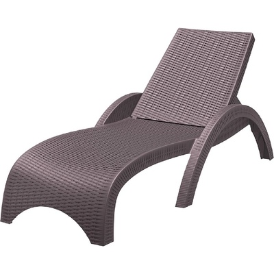 Bogdan Furniture Am Шезлонг Фиджи кафяв