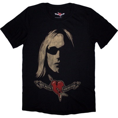 Tom Petty & The Heartbreakers Shades & Logo (Soft Hand Inks) Black M Риза (PETTS01MB02)