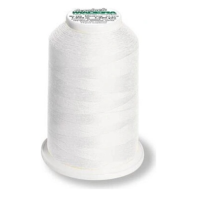 Overlockové nitě PES Madeira Aerolock 125 (1200m) barva 8010 white