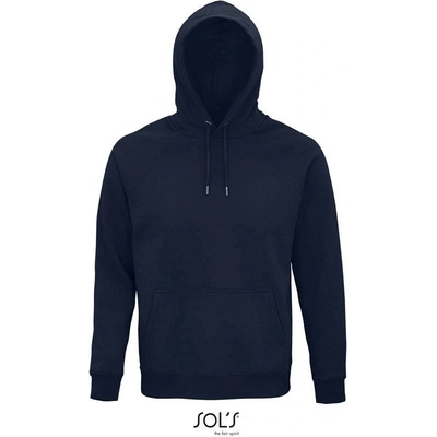 Sol's Stellar Unisex bio mikina s kapuc. modrá f.n.