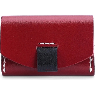 Delis Дамски портфейл с карти, Anara PT1251, естествена кожа, Bordo/Black (PT1251)