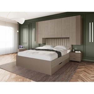 Bogdan Furniture I Спален комплект Mod 7085, Лате и Мока, без матрак