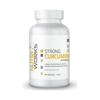 NutriWorks Strong Curcumin Piperine 90 kapsúl