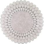 Vitaus Сив килим Zinno , ⌀ 80 cm Yesil - Vitaus (FGR-S116-yesil-80x80)