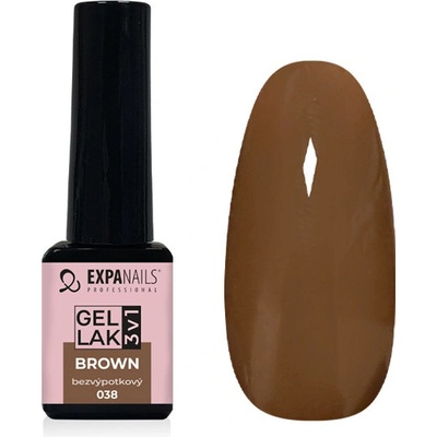 Expa-nails expanails uv/led gel lak 3v1 brown 5 ml