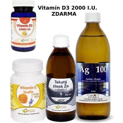Natural Pharm Vitamín D3 1000 I.U. 100 tabliet