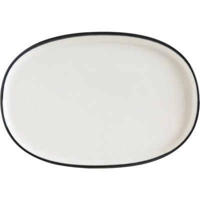 BONNA Oválný talíř 340 mm Linea Black