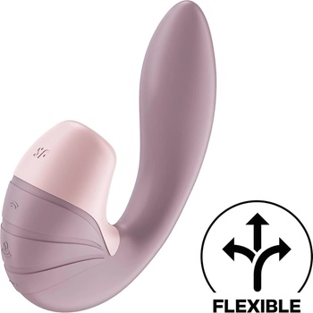 Satisfyer Supernova - акумулаторен, вълнообразен 2в1 вибратор (розов)