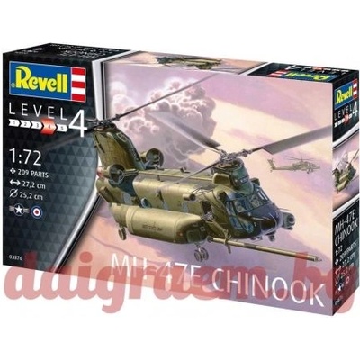 Revell Хоби модел REVELL 03876 - Военен хеликоптер MH-47E Chinook (R03876)