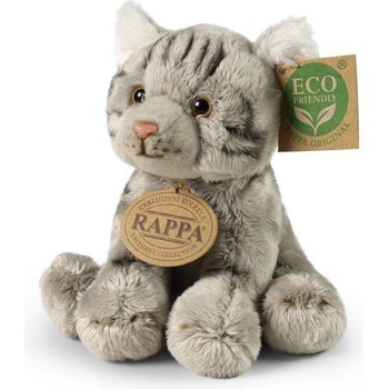 Rappa Плюшена котка сива седяща 14 см eco-friendly