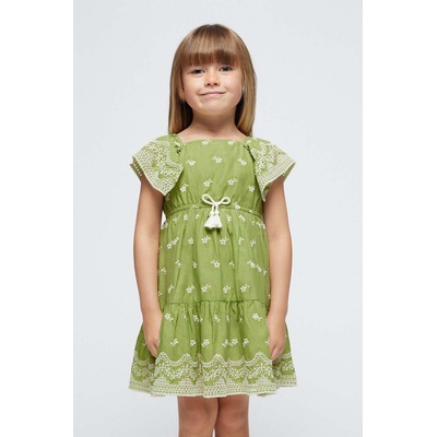 Mayoral Детска рокля Mayoral в зелено къса разкроена (3933.6F.Mini.PPYH)