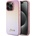 GUESS Калъф GUESS, PU Leather Iridescent Metal Script за iPhone 15 Pro, GUHCP15LPSAIRSP, Розов (GUHCP15LPSAIRSP)