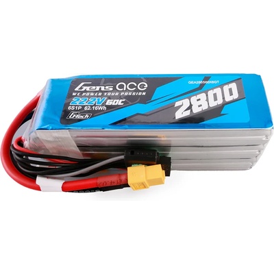 Gens ace tattu Батерия 6 клетки Gens ace G-Tech 2800mAh 22.2V 60C 6S1P Lipo Battery Pack with XT60 plug GEA286S60X6GT (GEA286S60X6GT)
