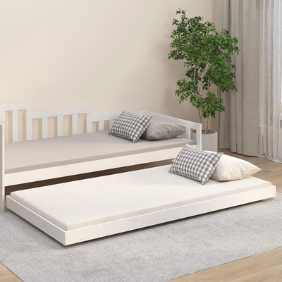 Nábytek XL 823500 Postel bez matrace bílá masivní borovice