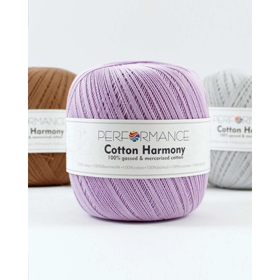 Performance Bavlněná příze Cotton Harmony 0382 - fialová 100g 560m