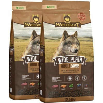 Wolfsblut Wide Plain Adult Large Breed 2 x 12,5 kg