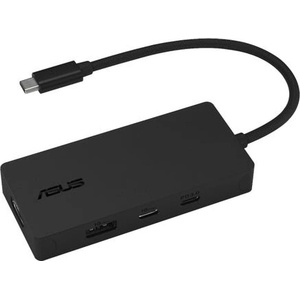 ASUS dc110 usb-c, 4 в 1, hdmi, usb, pd зареждане, алуминиев корпус (dc110)