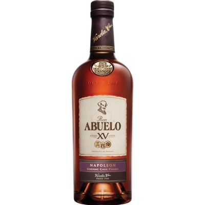Ron Abuelo Napoleon Cognac Cask Finish 15y 40% 0,7 l (holá láhev)