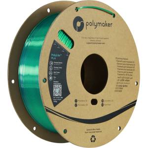 Polymaker PolyLite Dual Silk PLA Jadeite Green-Chrome - 1, 75 mm / 1000 g (PA03028)