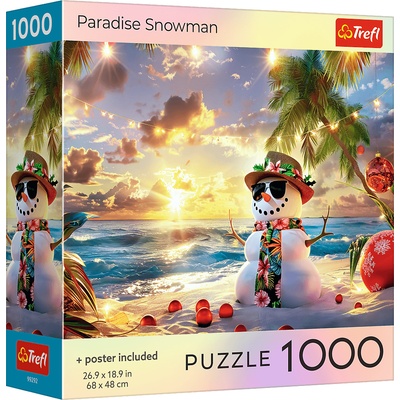 Trefl - Puzzle Paradise Snowman - 1 000 piese