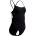 Speedo Дамски бански костюм Speedo Women's Solid Racerback 1 Piece Swimsuit - Anthracite / White (150-4568-0413)