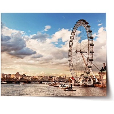 Sablio Plagát London eye - 90x60 cm