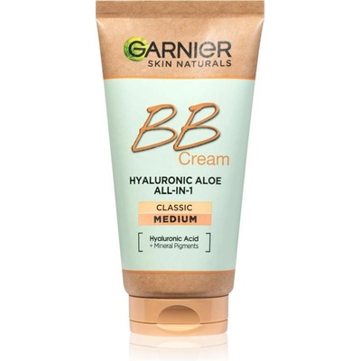 Garnier Skin Naturals BB Cream Hyaluronic Aloe All-In-1 pro smíšenou až mastnou pleť SPF25 Medium 50 ml
