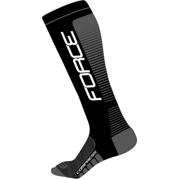 Force ponožky F COMPRESS černo-šedé