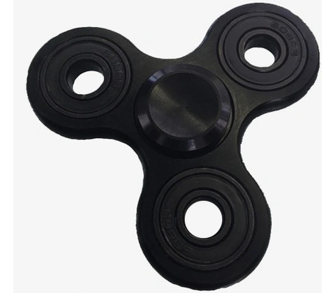 Fidget spinner KOVOVÝ černý