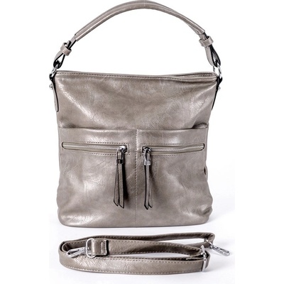 Romina & Co Středně velká kabelka na rameno i crossbody D191/22 tmavěstříbrná